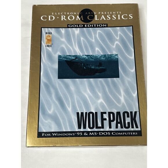 Wolfpack CD-ROM Classics Video Game Nova Logic Electronic Arts Win 95 MS-DOS CIB - Picture 5 of 6